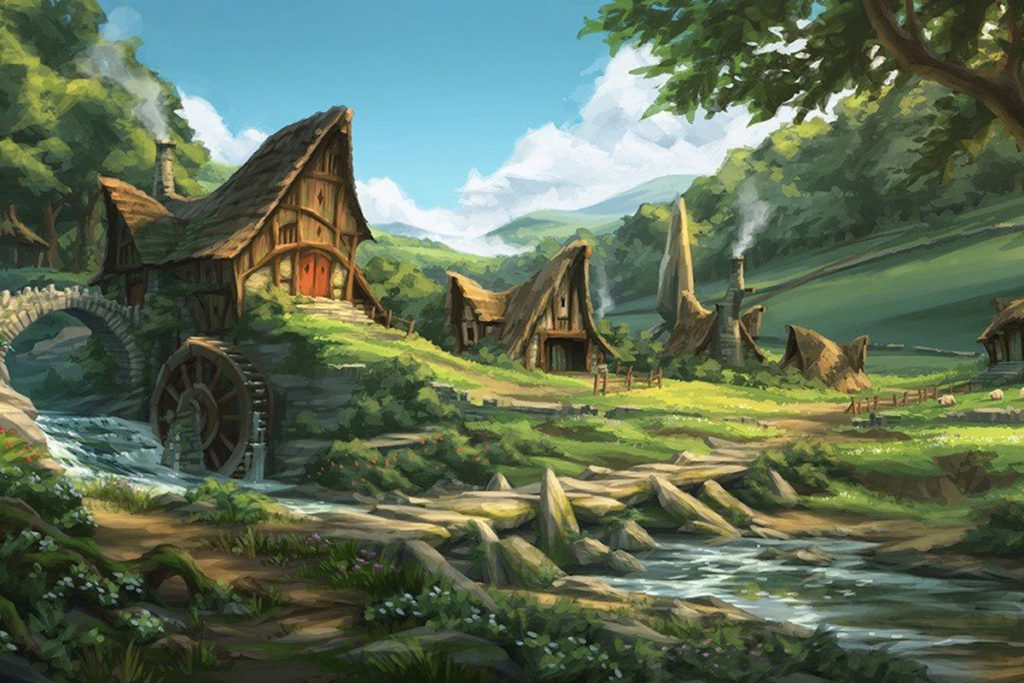 small fantasy town small fantasy town