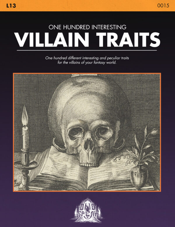 100 Villain Traits
