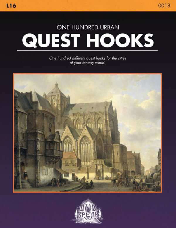 100 Urban Quest Hooks
