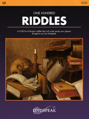 100 Riddles and Answers