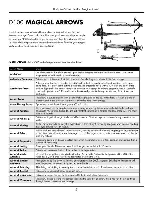 100 Magical Arrows - Image 2